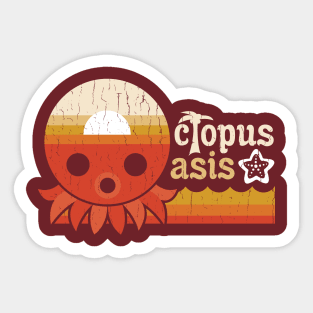 Octopus Oasis Sticker